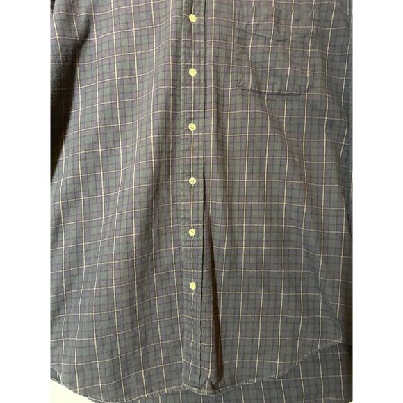 Britches Great Outdoors Men's Flannel Button Down Shirt Size XXL Pocket Plaid - Picture 3 of 10